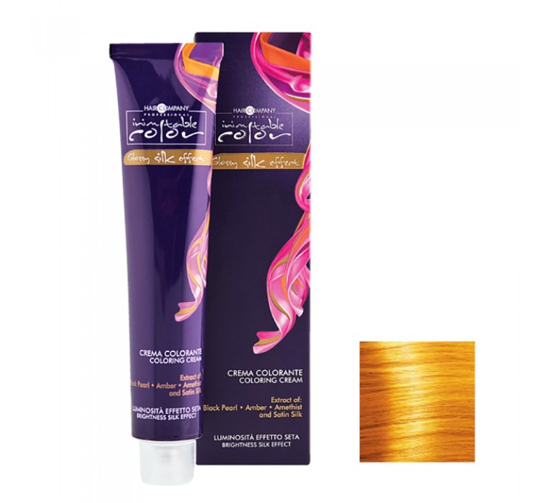 Стійка перманентна крем-фарба Hair Company Inimitable Color інтенсифікатор жовтий 100мл