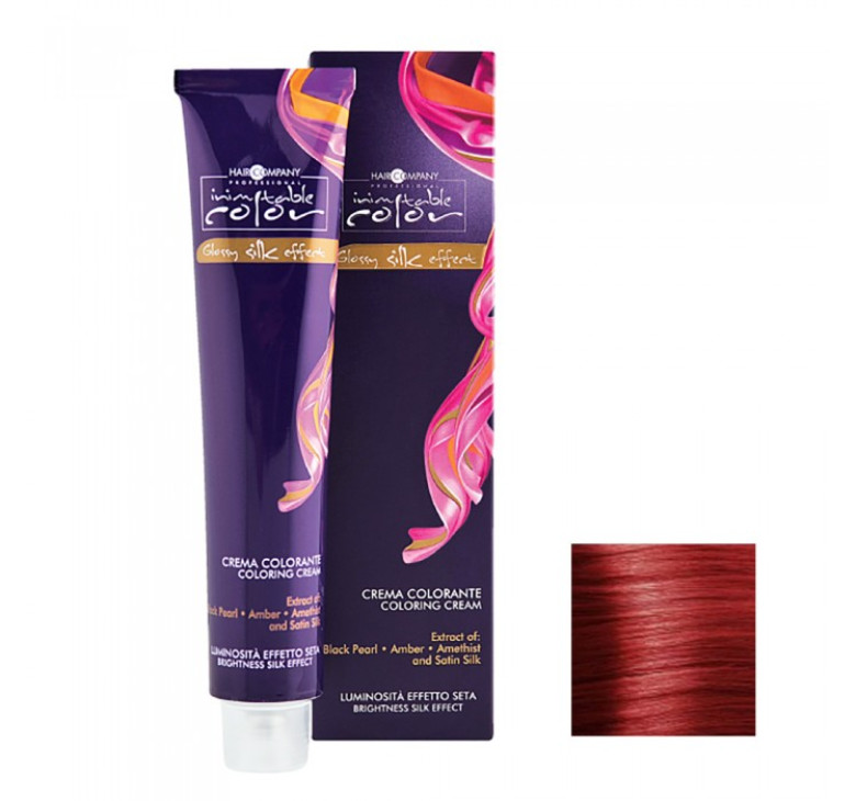 Стойкая перманентная крем-краска Hair Company Inimitable Color интенсификатор красный 100мл