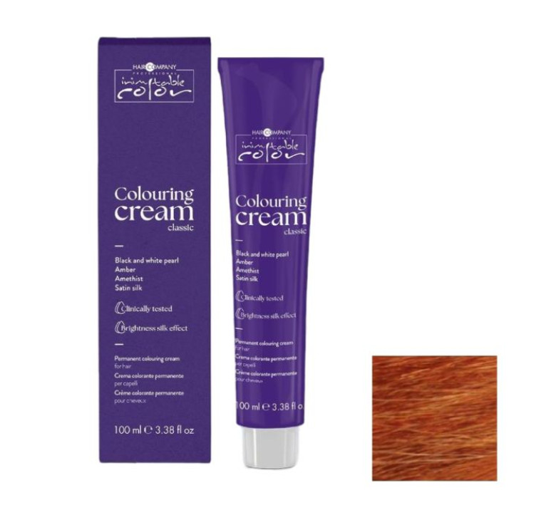 Стійка перманентна крем-фарба Hair Company Inimitable Color 9.43 екстра світло-русявий мідний золотистий 100мл