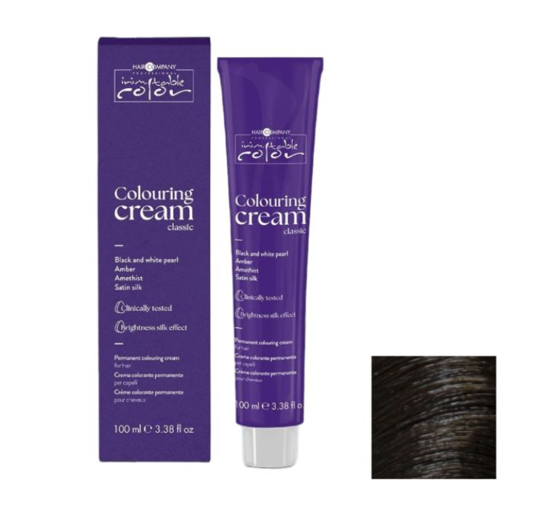 Стійка фарба для волосся Hair Company Inimitable Color 5.00 інтенсивний світлий каштан 100мл