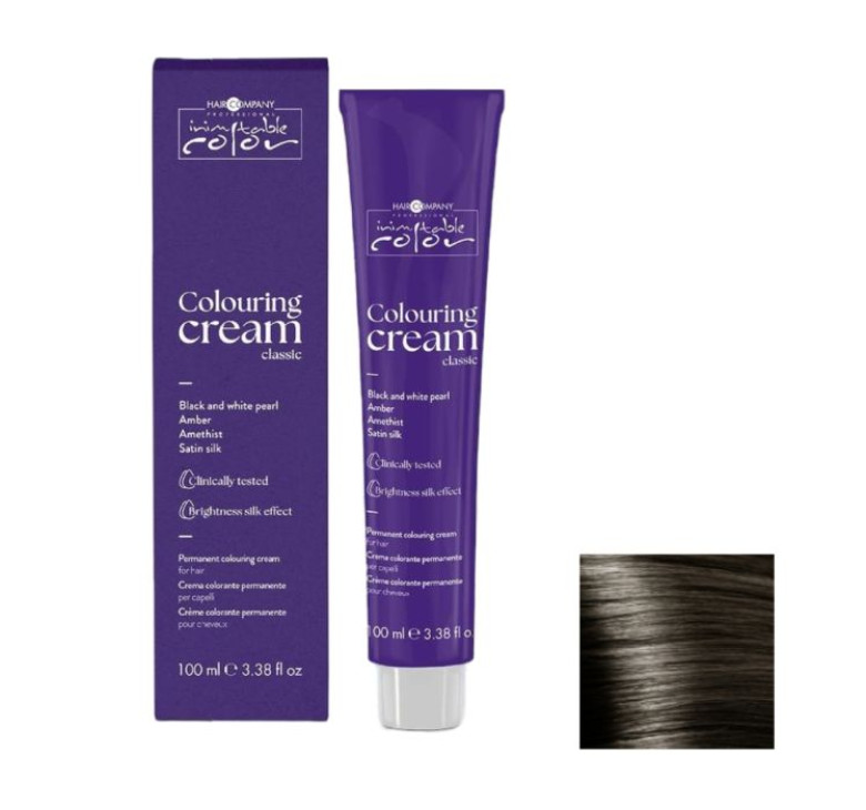 Стійка перманентна крем-фарба Hair Company Inimitable Color 6.00 інтенсивний темний русявий 100мл