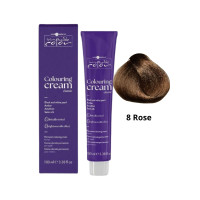 Стійка перманентна крем-фарба Hair Company Inimitable Color 8 ROSE світло русявий 100мл