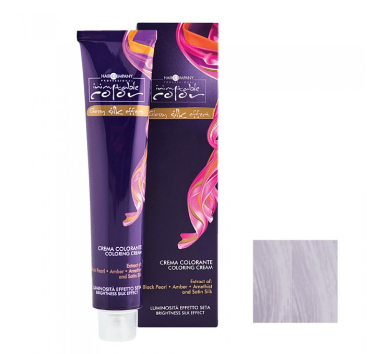 Стойкая перманентная крем-краска Hair Company Inimitable Color PASTEL Серо-лунный 100мл