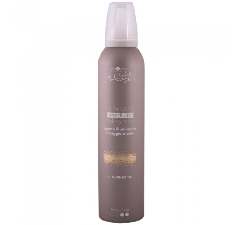 Моделирующий мусс для блеска средней фиксации 2 Hair Company Inimitable Style Illuminating Medium Styling Foam 250мл