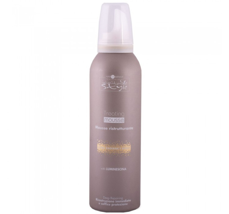 Восстанавливающий мусс для волос Hair Company Inimitable Style Treating Mousse 200мл