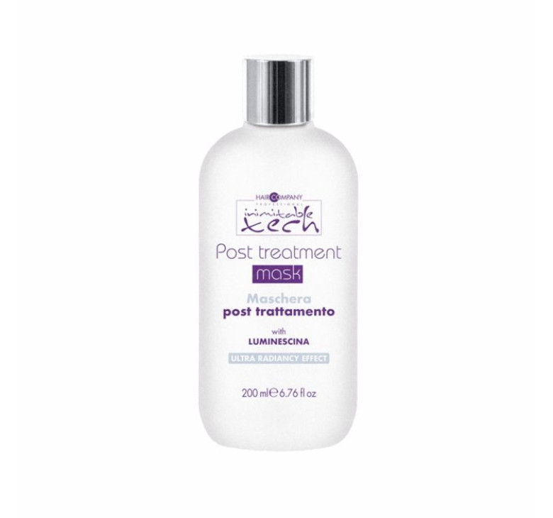 Маска стабилизирующая с экстрактом шелка и алоэ вера Hair Company Inimitable Tech Post Treatment Mask 200мл