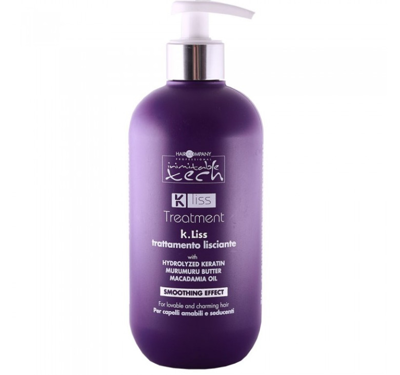 К-крем для выпрямления волос Hair Company Inimitable Tech K-Liss Smoothing Treatment 500мл