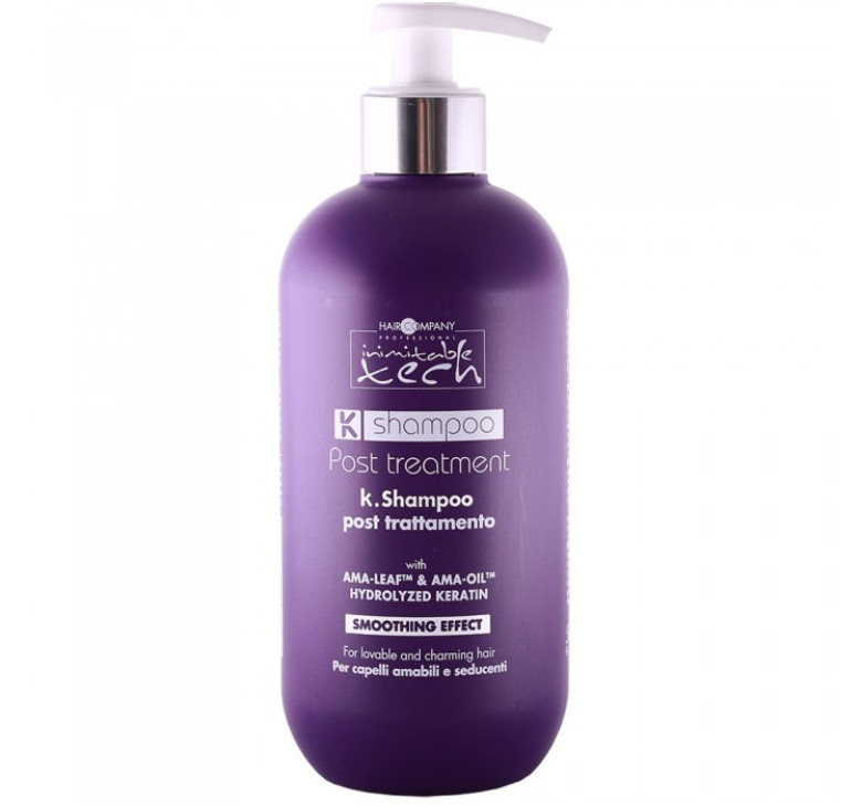 К-шампунь после выпрямления волос Hair Company Inimitable Tech K-Liss Post Treatment K-Shampoo 500мл