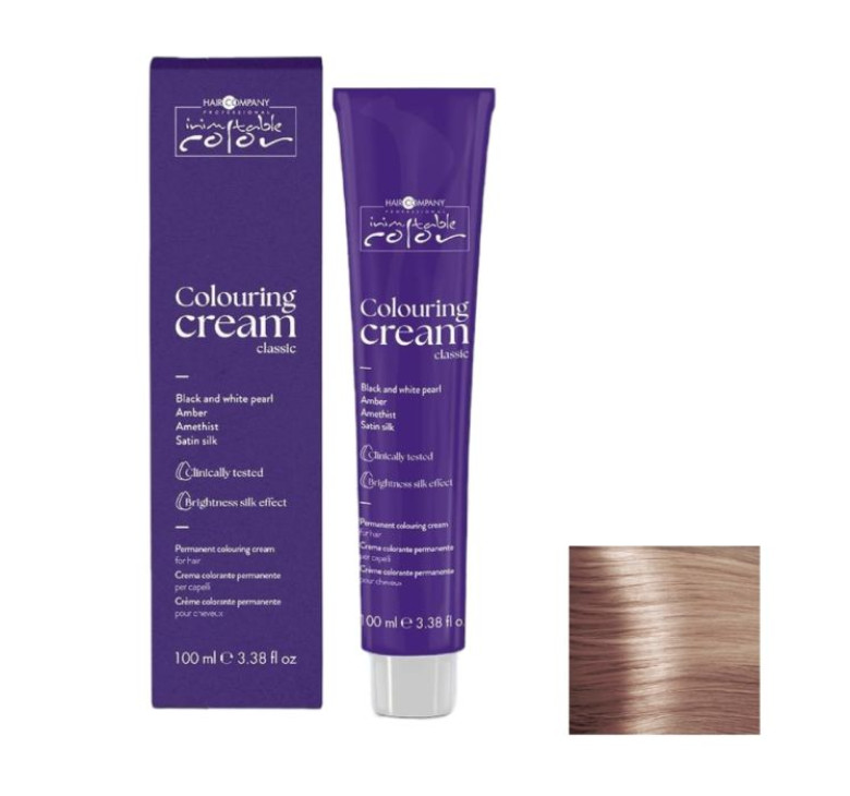 Стійка перманентна крем-фарба Hair Company Inimitable Color Blonde 12.26 пісочно-рожевий 100мл