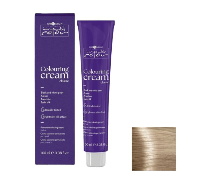 Стойкая перманентная крем-краска Hair Company Inimitable Color Blonde 12.01 прозрачно-пепельный 100мл