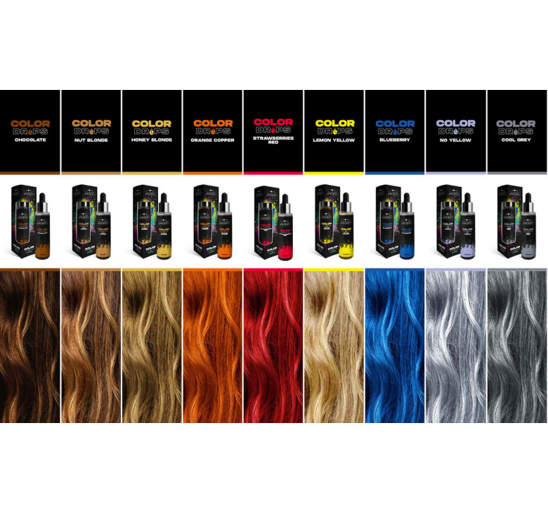 Концентрированные пигменты-капли для окрашивания Hair Company Inimitable Color Drops Shades холодный серый 50мл