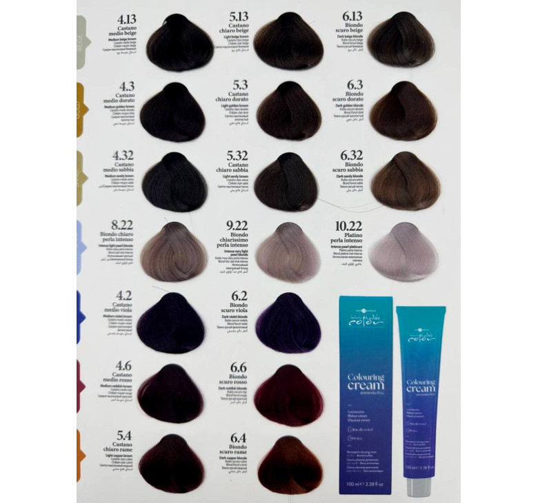 М'яка перманентна крем-фарба без аміаку Hair Company Inimitable Color Coloring Cream Ammonia Free 5.00 світло-каштановий насичений 100мл