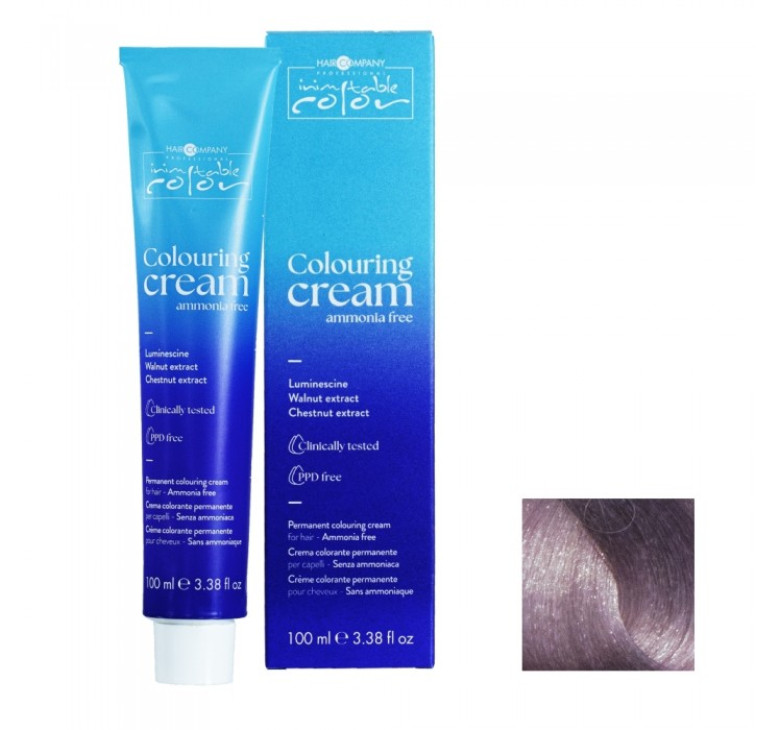 М'яка перманентна крем-фарба без аміаку Hair Company Inimitable Color Coloring Cream Ammonia Free 0.21 перлинний 100мл