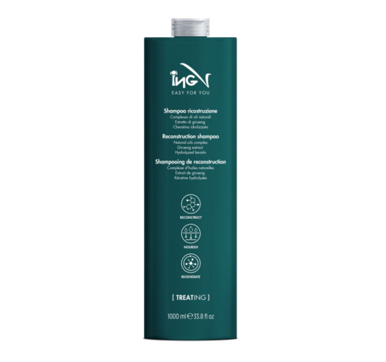 Шампунь для поврежденных волос с фруктовыми кислотами ING Treating Treated Hair Shampoo 1000мл