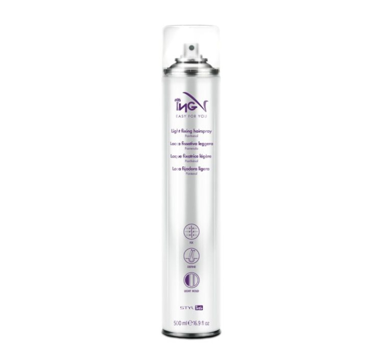 Лак-спрей сильної фіксації 3 ING Styling Pure Energy Fixing Spray 500мл