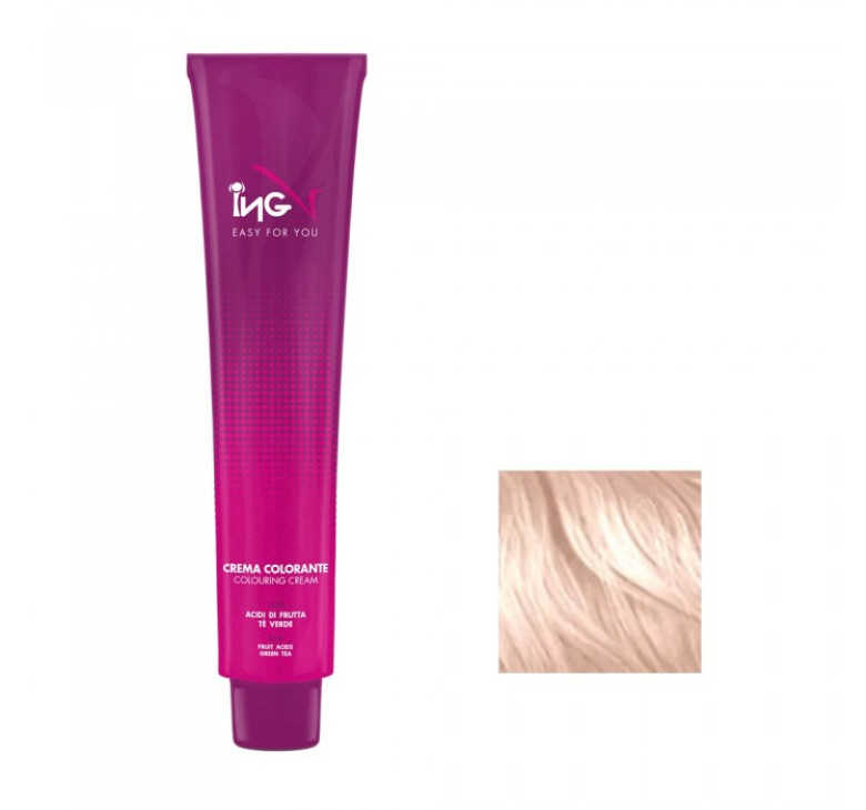 Стойкая перманентная крем-краска с фруктовыми кислотами ING Coloring Cream With Fruit Acids 10.26 ультра светлый блондин шампань 100мл