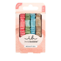 Резинка-браслет для волос Invisibobble BEAUTIES Satin Sorbet розовый/зеленый/голубой/бежевый 1 шт