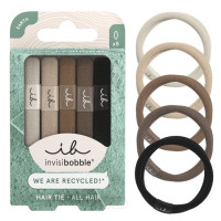 Резинка-браслет для волосся Invisibobble HAIR TIE Mocha бежевий/коричневий/чорний 1шт