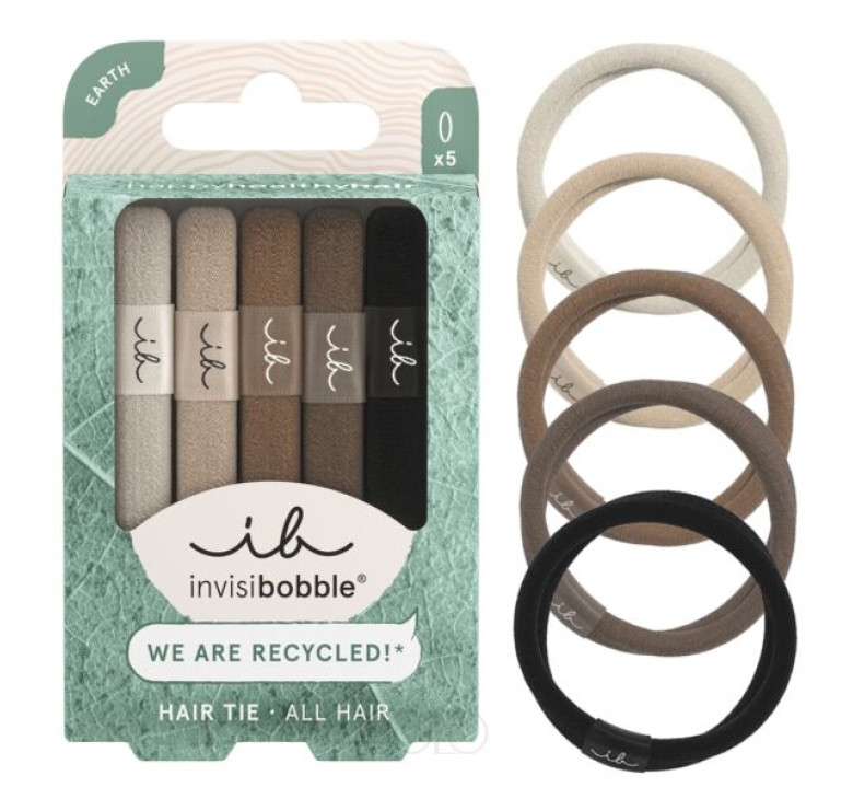 Резинка-браслет для волосся Invisibobble HAIR TIE Mocha бежевий/коричневий/чорний 1шт