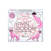 Резинка-браслет для волосся Invisibobble Nano Cattitude Is Everything! прозоро-персиковий 1шт