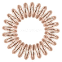 Резинка-браслет для волосся Invisibobble Original Of bronze and beads мерехтливий золотий 1шт