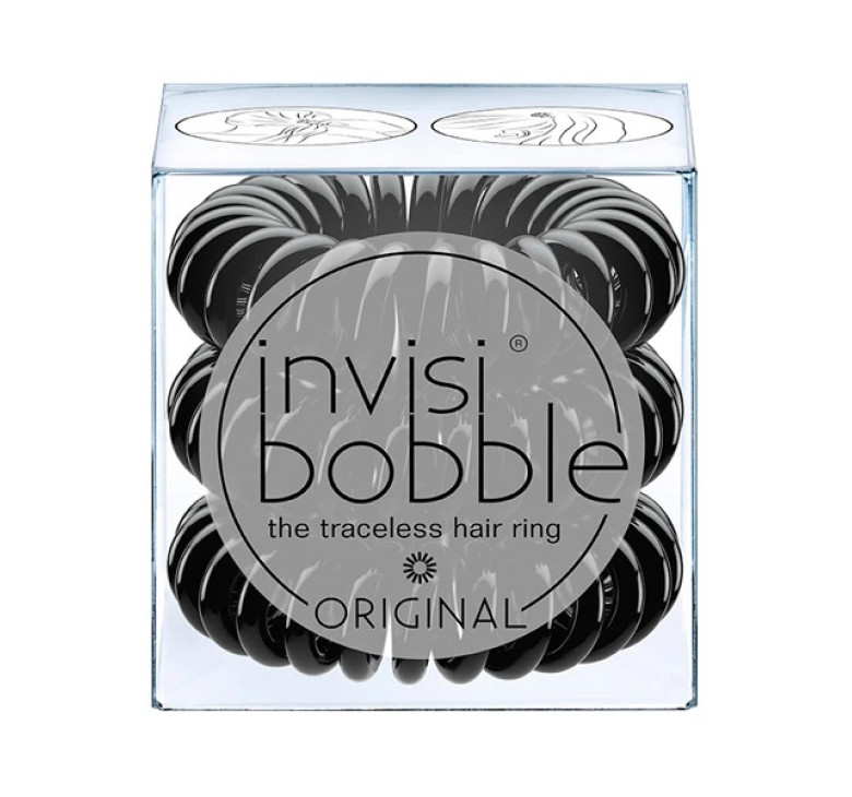 Резинка-браслет для волос Invisibobble Original True Black черный 1шт