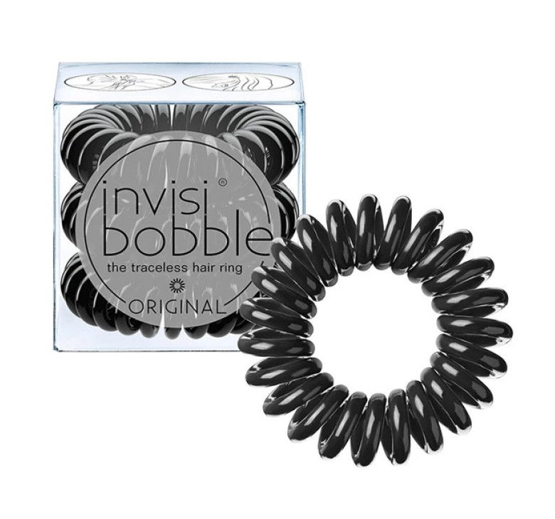 Резинка-браслет для волос Invisibobble Original True Black черный 1шт