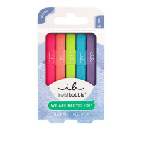 Резинка-браслет для волос Invisibobble HAIR TIE Neon Glow розовый/персиковый/зеленый/голубой/фиолетовый 