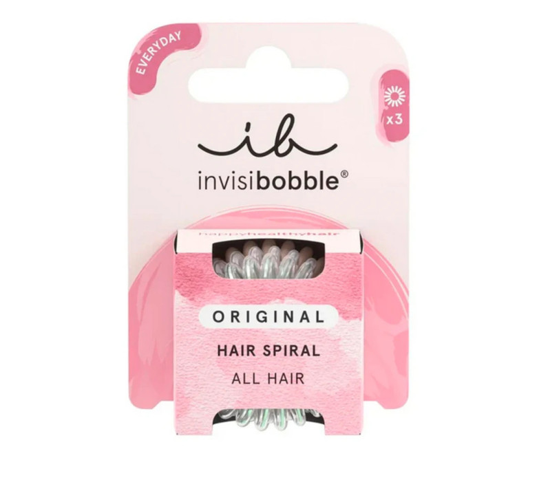 Резинка-браслет для волос Invisibobble Original Galactic Glow бежевый/прозрачно-розовый/прозрачно-голубой 