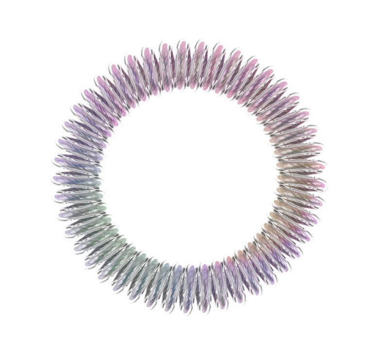 Резинка-браслет для волос Invisibobble Slim Vanity Fairy мерцающий радужный 1шт