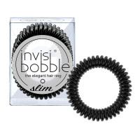 Резинка-браслет для волосся Invisibobble Slim True Black чорний 1шт