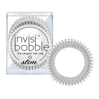 Резинка-браслет для волосся Invisibobble Slim Chrome Sweet Chrome мерехтливий срібний 1шт