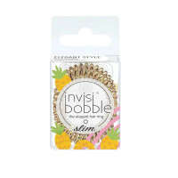 Резинка-браслет для волосся Invisibobble Slim Fruit Fiesta Squeeze the Day мерехтливий жовтий 1шт