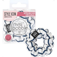Резинка-браслет для волосся Invisibobble Sprunchie Down Memory Line біло-синій 1шт