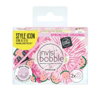 Резинка-браслет для волосся Invisibobble Sprunchie Duo Fruit Fiesta One In A Melon темно рожева/світло рожева набір 2шт