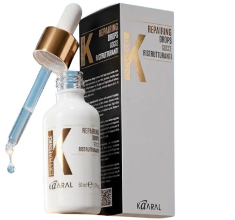 Краплі-концентрат Kaaral Extra K Essence відновлювальні з амінокислотами для волосся, 50мл