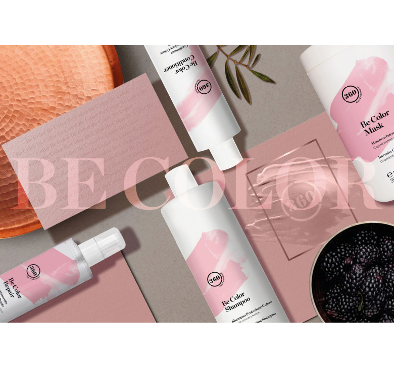 Маска для фарбованого волосся з ожиновим оцтом Kaaral 360 Be Color 1000мл 