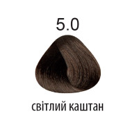 Фарба для волосся 360 5.0 світлий каштан 100мл Фарба для волосся 360 5.0 світлий каштан 100мл
