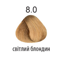 Фарба для волосся 360 8.0 світлий натуральний блондин 100мл
