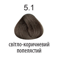 Фарба для волосся 360 5.1 світлий коричневий попелястий 100мл