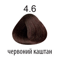 Фарба для волосся 360 4.6 червоний каштан 100мл