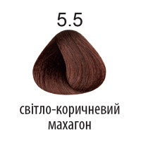 Фарба для волосся 360 5.5 світло-коричневий махагон 100мл