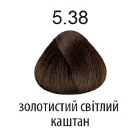 Фарба для волосся 360 5.38 каштан золотисто-коричневий 100мл