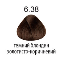 Фарба для волосся 360 6.38 темний блондин золотисто-коричневий 100мл