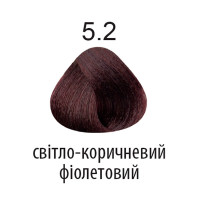 Фарба для волосся 360 5.2 світло-коричневий фіолетовий 100мл