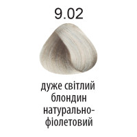 Фарба для волосся 360 9.02 дуже світлий блондин натурально-фіолетовий 100мл