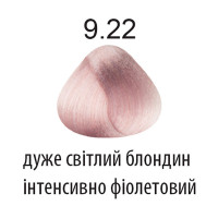 Фарба для волосся 360 9.22 дуже світлий блондин інтенсивно-фіолетовий 100мл