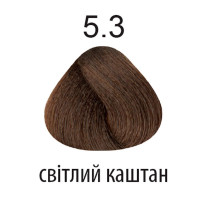 Фарба для волосся 360 5.3 світлий каштан 100мл