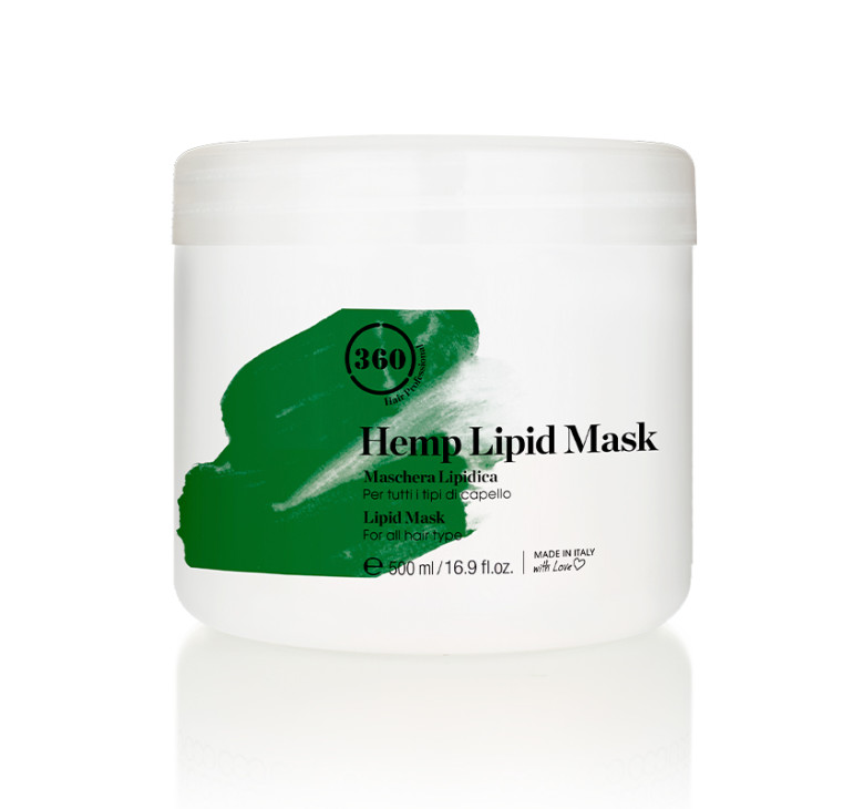 Маска для для заспокоєння та живлення волосся Kaaral 360 Hemp Mask 500мл
