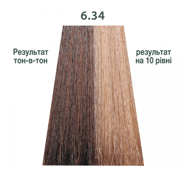 Полуперманентная система окрашивания в виде геля Kaaral Baco Color Glaze 6.34 темный блондин золотисто-медный 60мл